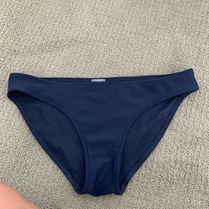 Blue bikini bottom